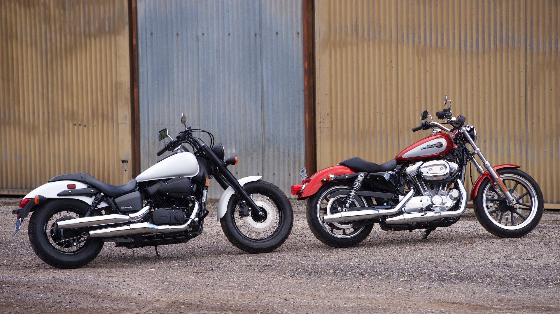 Harley vs Honda Motorcycle